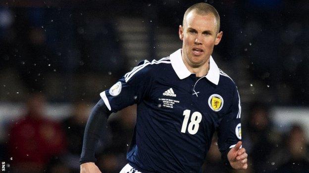 Scotland striker Kenny Miller