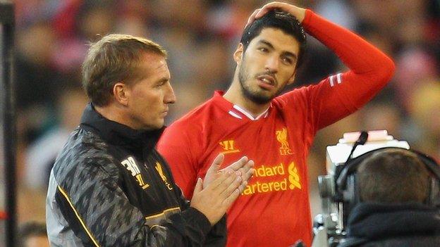 Brendan Rodgers and Luis Suarez