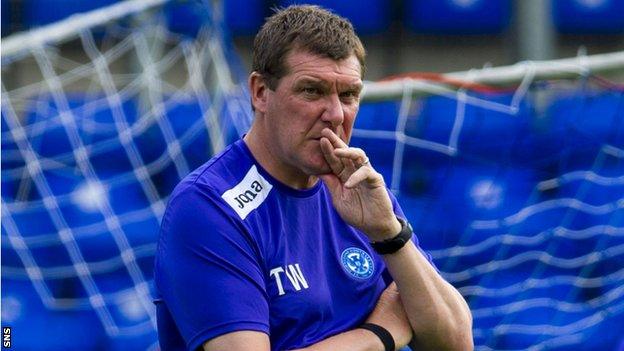 St Johnstone boss Tommy Wright