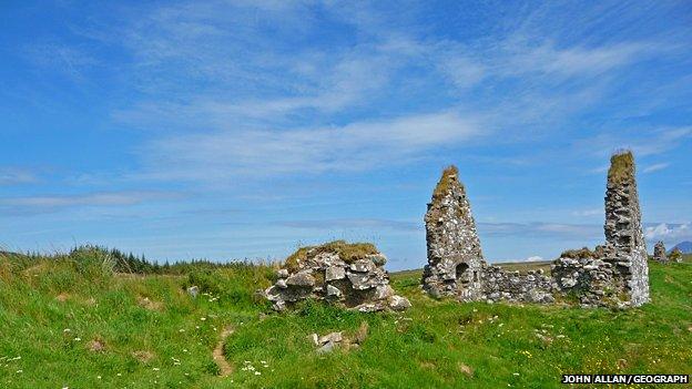 Ruins at Finlaggan