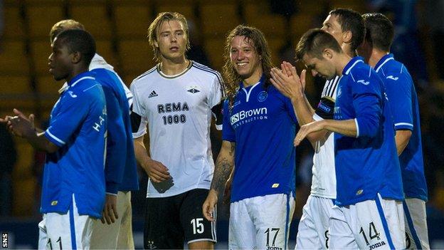 St Johnstone at final whistle