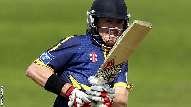 Marcus North in action for Glamorgan