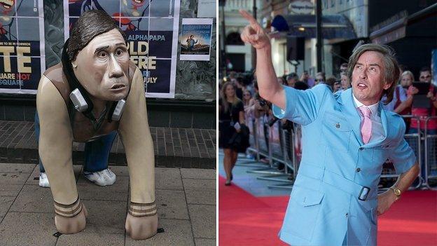 Alan Partridge Go Go Gorilla and Steve Coogan as Alan Partridge