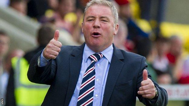 Rangers manager Ally McCoist