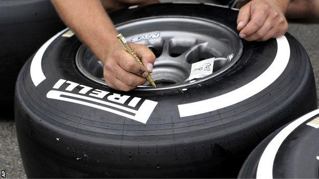 F1 tyres