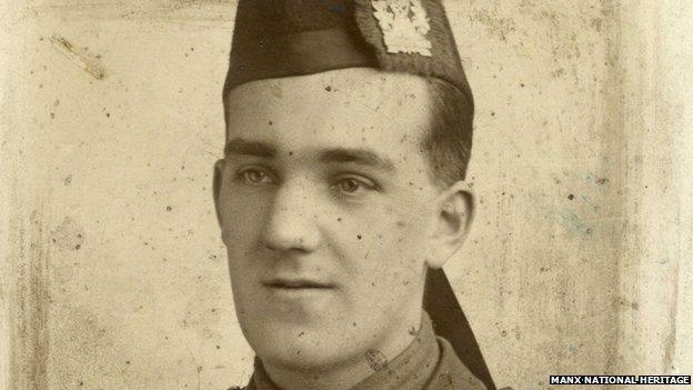 Mr Corlett from Douglas in the Isle of Man was, alongside his brother, wounded and taken prisoner during the war