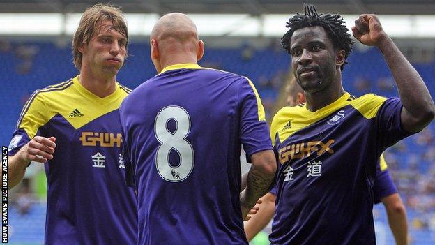 Michu and Wilfried Bony