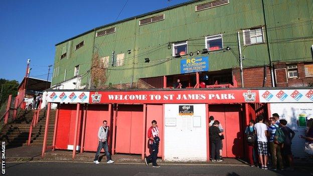 Exeter City's St James Park