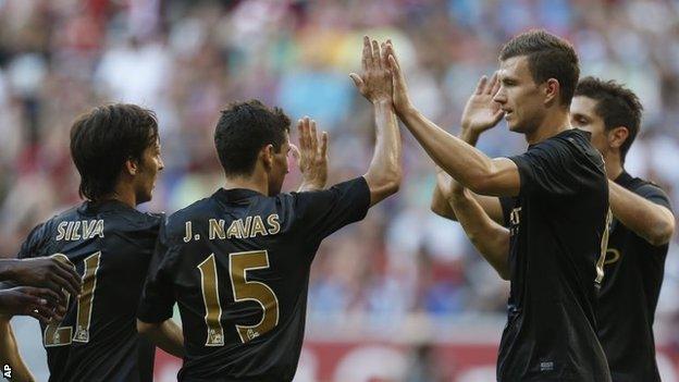 Manchester City celebrate