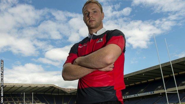 Edinburgh full-back Greig Tonks