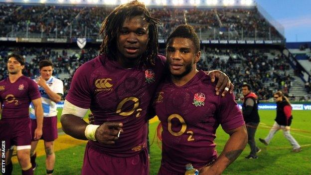 Marland Yarde and Kyle Eastmond.