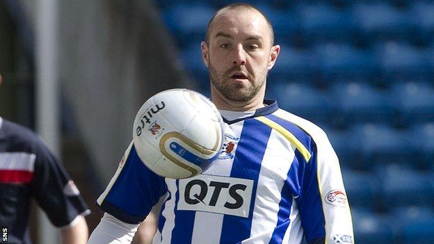 Kilmarnock striker Kris Boyd