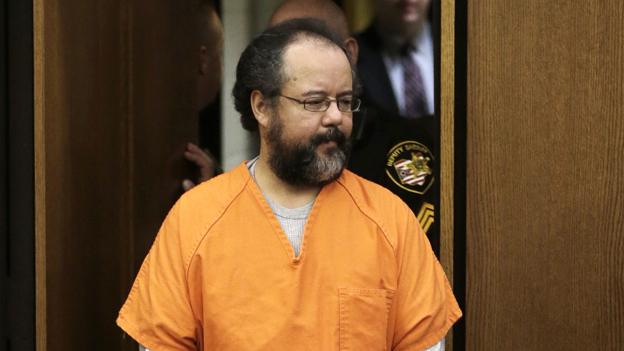 Ariel Castro in an orange prison jumpsuit