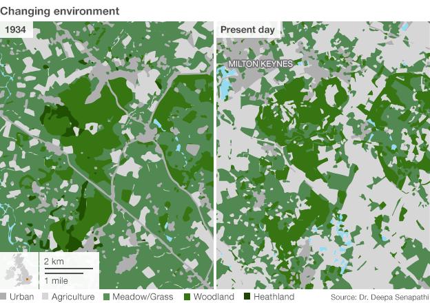 Changing land use