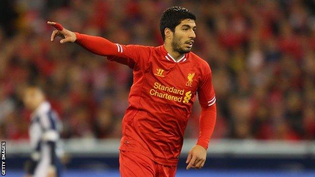 Liverpool's Luis Suarez