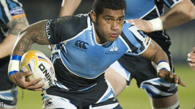 Glasgow Warriors scrum-half Niko Matawalu