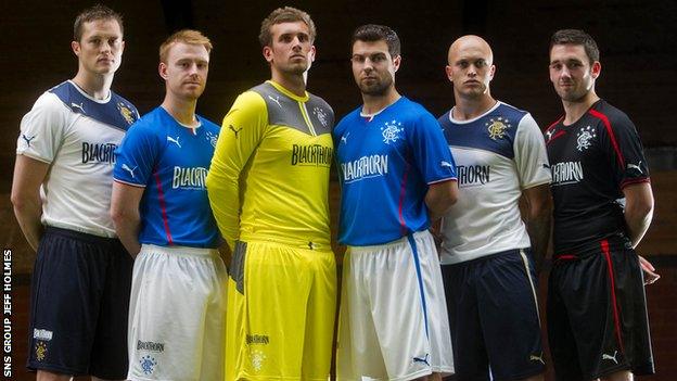 Rangers parade some of their new signings