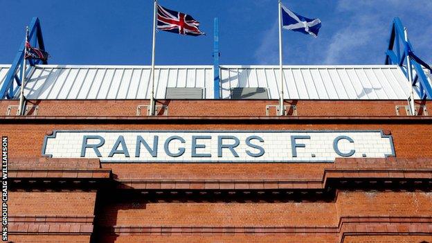 Ibrox Stadium, home of Rangers FC