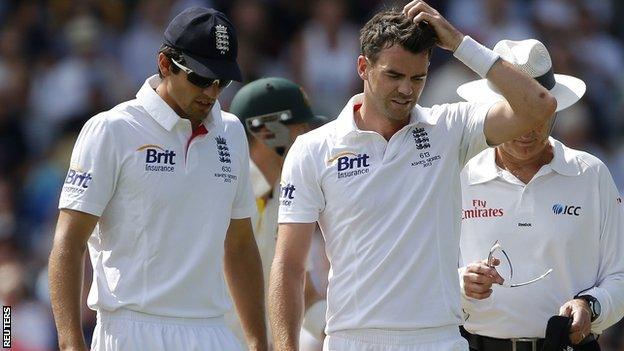 Alastair Cook and James Anderson