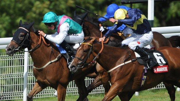 Winsili winning the Nassau Stakes