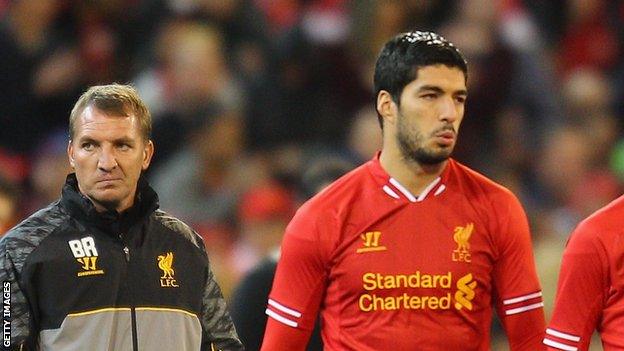 Brendan Rodgers and Luis Suarez