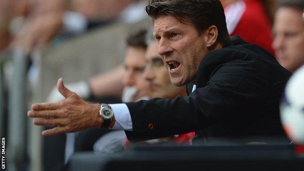 Swansea manager Michael Laudrup