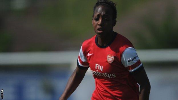 Danielle Carter of Arsenal