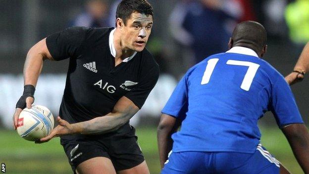 New Zealand star player Dan Carter