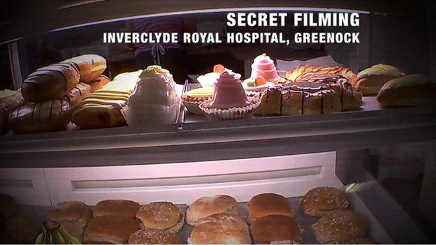 Secret filming - Inverclyde Royal Hospital, Greenock