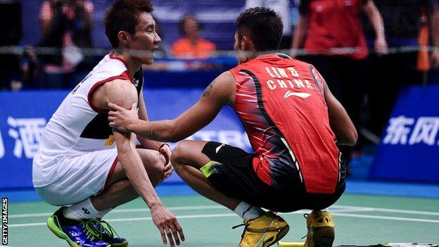 Lee Chong Wei and Lin Dan