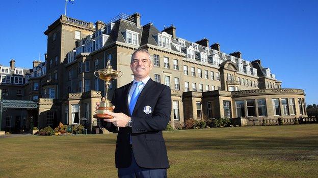 The tournament will be held at the Gleneagles Hotel in September next year