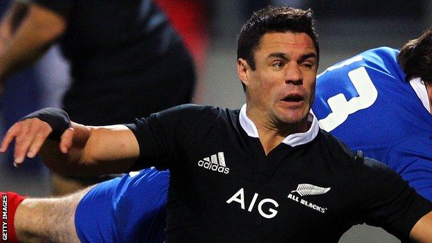 New Zealand fly-half Dan Carter