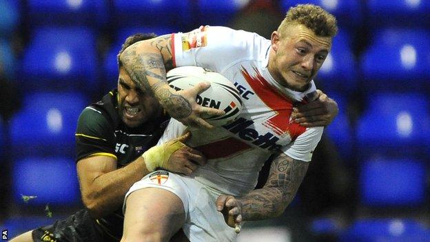 England's Josh Charnley