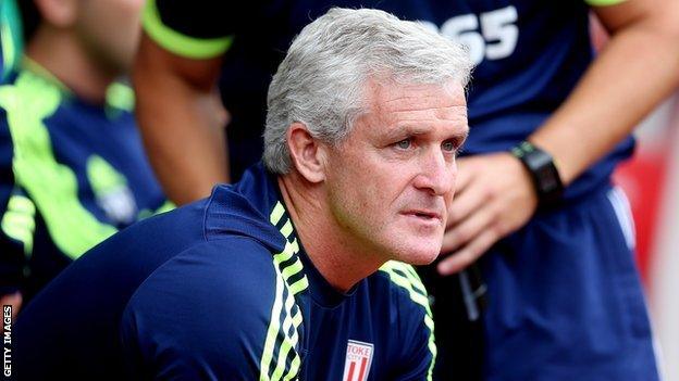 Stoke City boss Mark Hughes