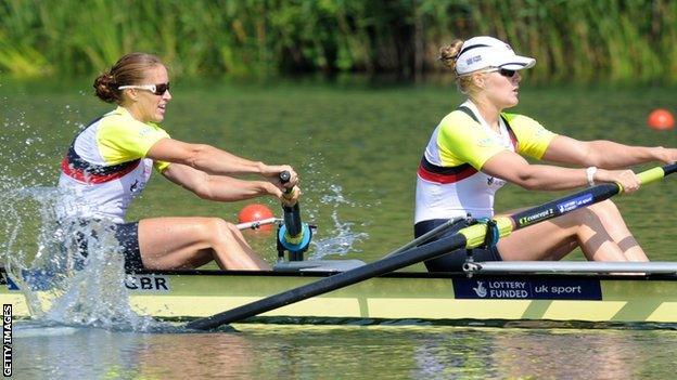 Helen Glover and Polly Swann