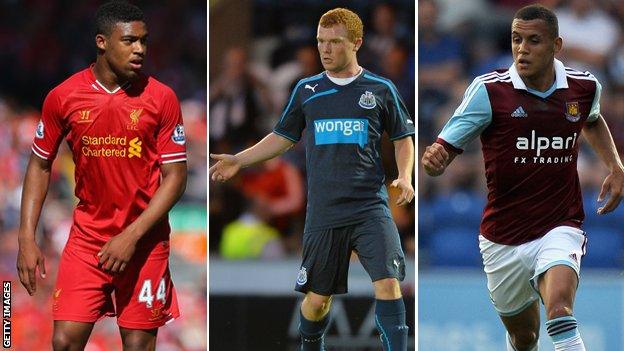 Jordan Ibe, Adam Campbell, Ravel Morrison