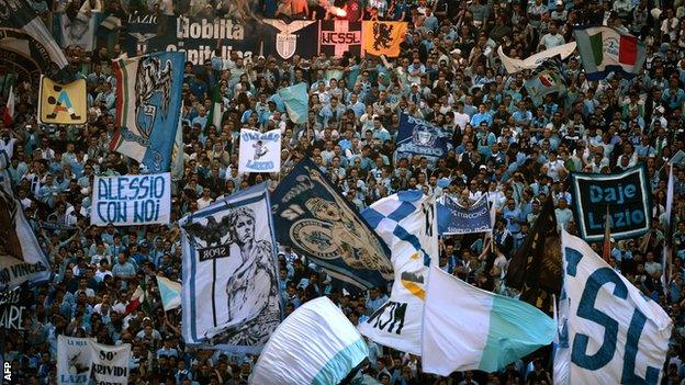 Lazio supporters