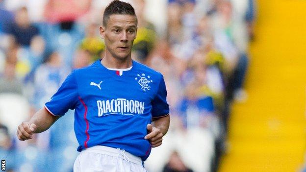 Rangers midfielder Ian Black