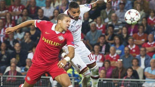 Jeffrey Bruma and Kevin-Prince Boateng