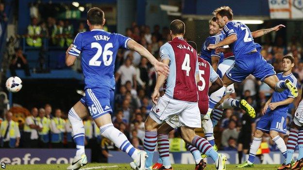 Branislav Ivanovic scores