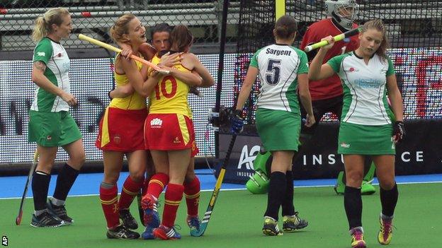 Spain beat Ireland 1-0 in Belgium