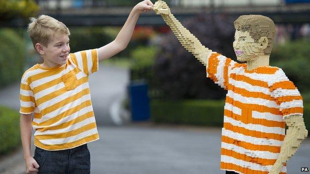 Jack Covill-Lowndes and his Lego self