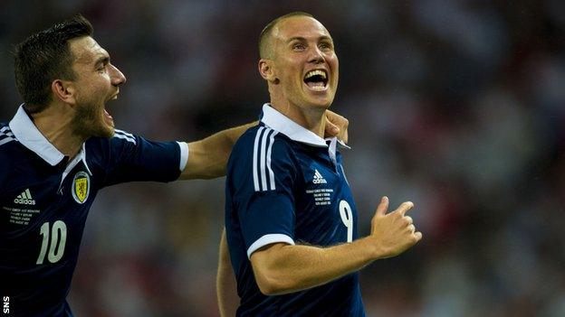 Striker Kenny Miller