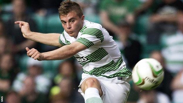 Celtic winger James Forrest