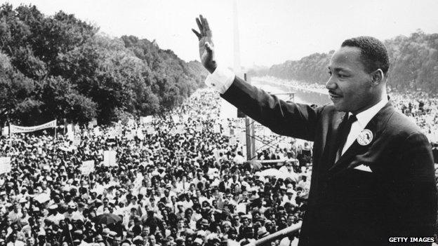 Martin Luther King at the March on Washington