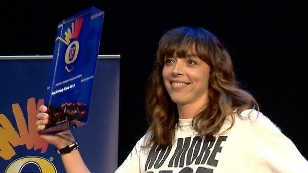 Bridget Christie won the 2013 prize for best comedy show