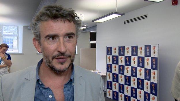 Steve Coogan said he was excited by new comedy