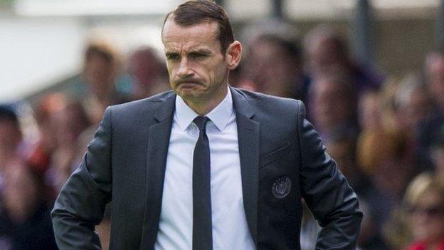 St Mirren boss Danny Lennon