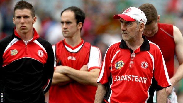 Mickey Harte after Tyrone's defeat by Mayo