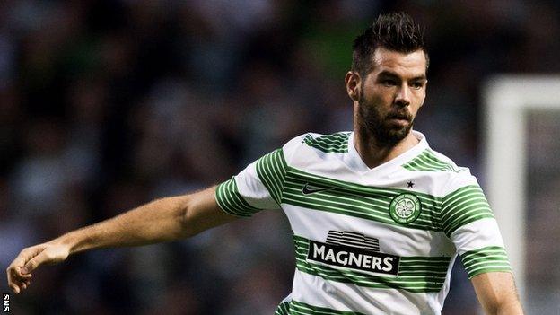 Celtic midfielder Joe Ledley